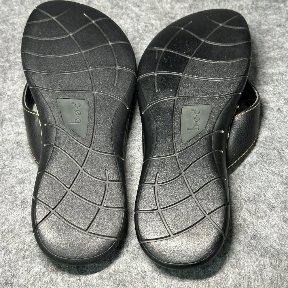 boc Black Floral Thong Sandals - Picture 6 of 12